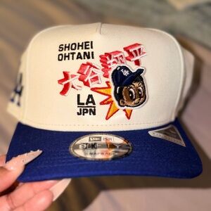 New Era White and Blue Shohei Ohtani Hat